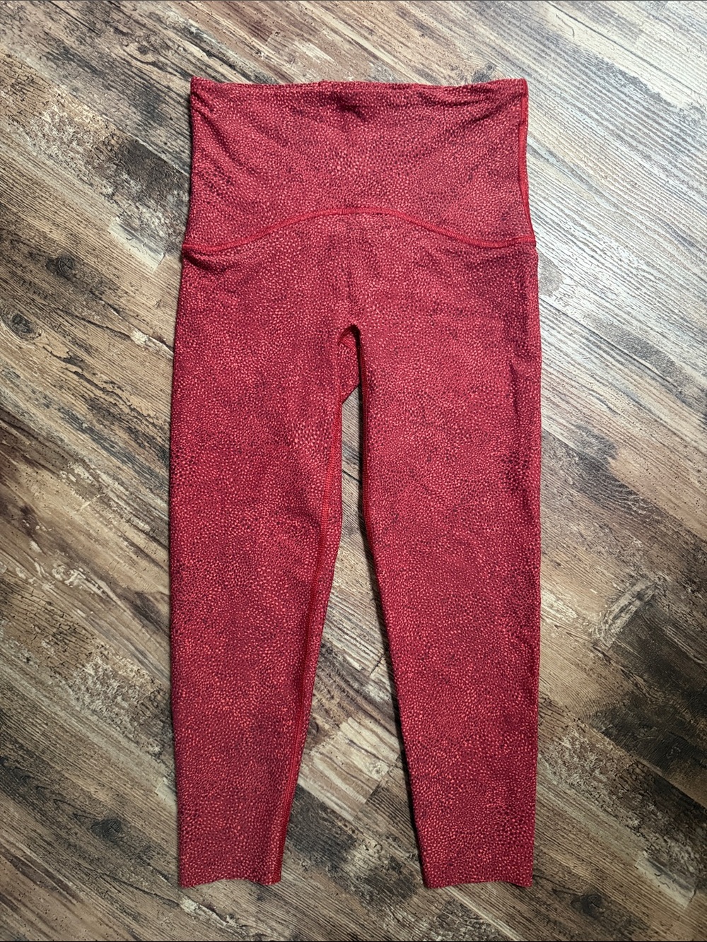 Spanx Booty Boost Legging Micro Dot Print Size Large